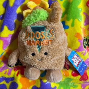 BNWT Bum Bumz Gilmore Girls Doose's Market Bag Plush